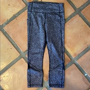 Lululemon crop leggings.  Size 4.